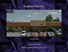 Tablet Screenshot of guitarhaven.com